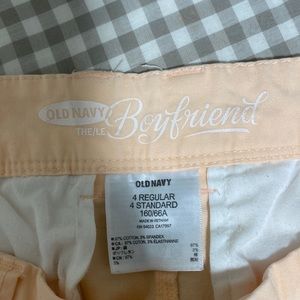Old Navy peach pants 4 regular